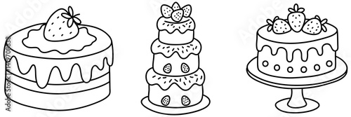 Delightful strawberry cake designs showcase layers of sweetness and creativity, perfect for any celebration