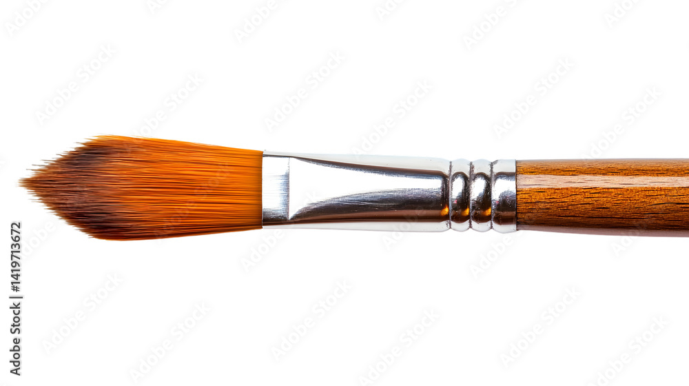Professional Paintbrush Isolated on White Background for Creative Art Projects Professional Paintbrush Isolated on White Background for Creative Art Projects