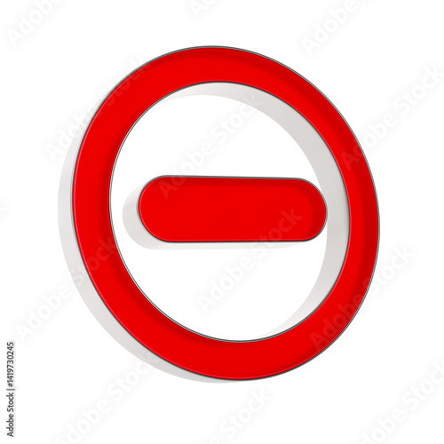 Free Download stop sign on white background. Isolated 3D illustration - GFXLoad