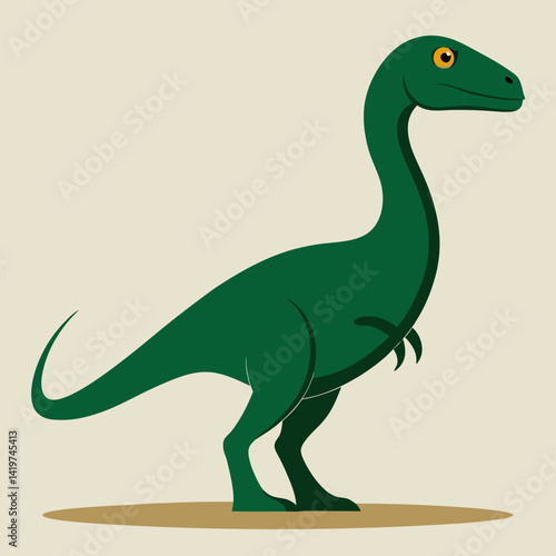 Elegant Line Art Illustrations of Dinosaurs, Providing Versatile Outlines for Coloring Books and Design Elements
