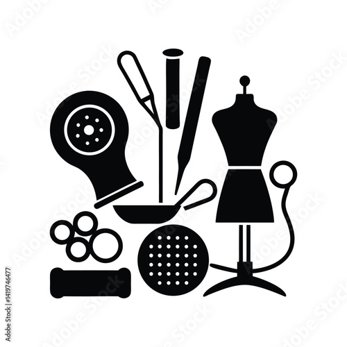 set of sewing accessories