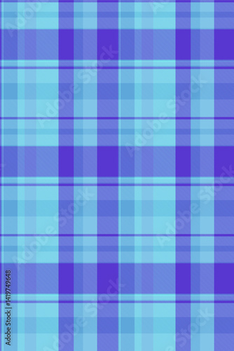 Serene blue and purple plaid pattern.  Perfect for textile design, website backgrounds, or scrapbooking projects. This calming image evokes feelings of tranquility and order.