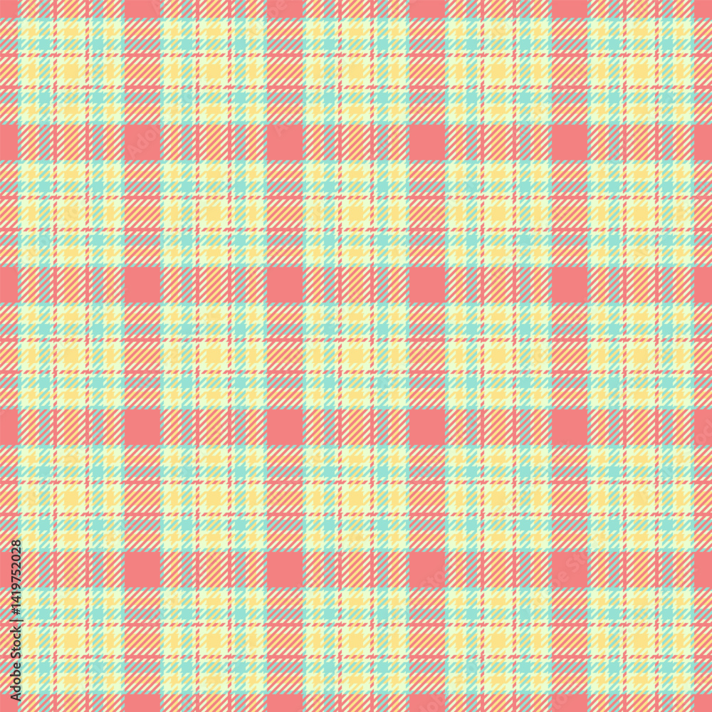 Pastel plaid pattern, seamless texture. Perfect for textile design, fashion, wallpaper, or website backgrounds. Soft, cheerful colors evoke feelings of warmth and comfort. Pastel plaid pattern, seamless texture. Perfect for textile design, fashion, wallpaper, or website backgrounds. Soft, cheerful colors evoke feelings of warmth and comfort.