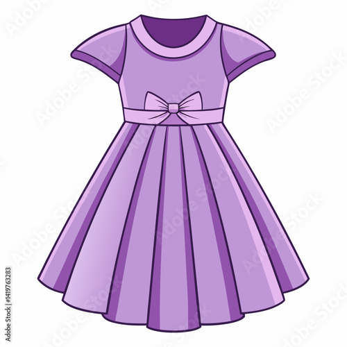 pink dress on a white