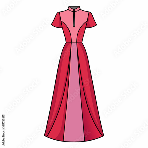 red dress on mannequin