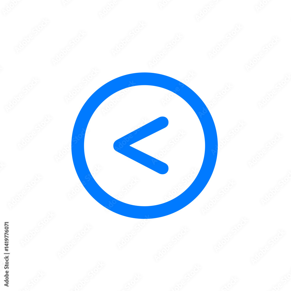 Less Than Circle Outline Less Than Circle Outline