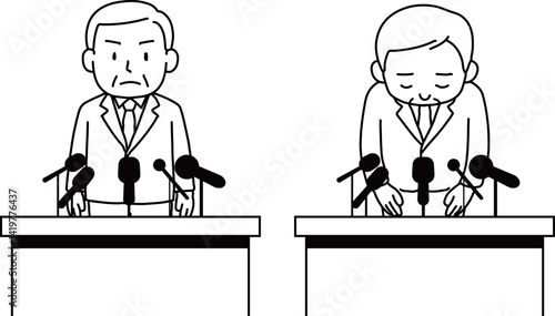 記者会見、記者発表、謝罪会見Ｃ