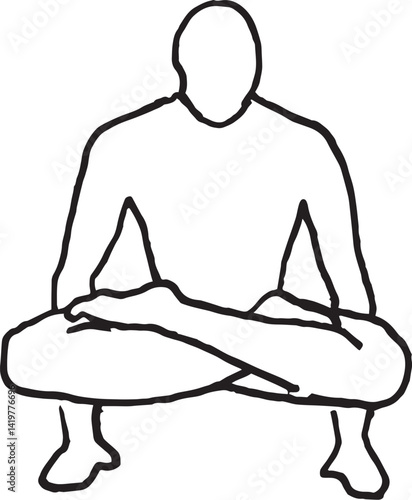 yoga-pose-Tolasana-Scale Pose-illustration