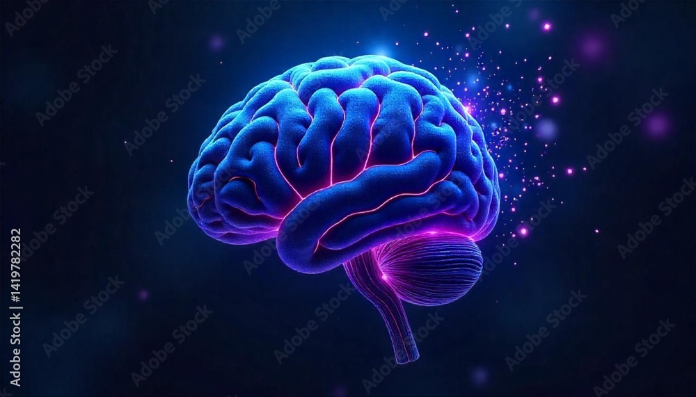 human brain model human brain model