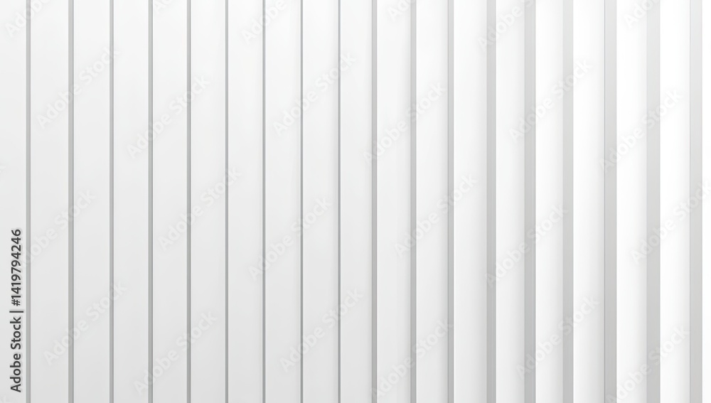 Fototapeta premium Abstract White Vertical Panels