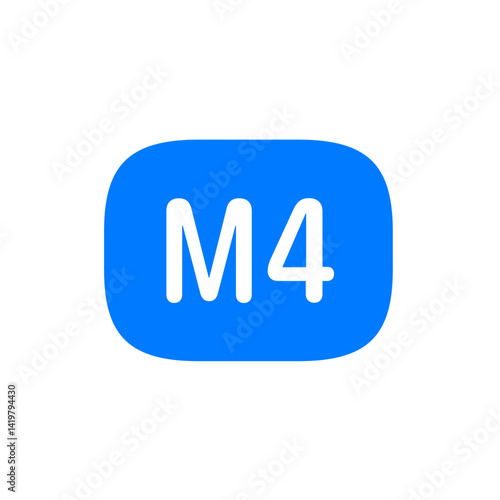 M4 Button Fill Icon