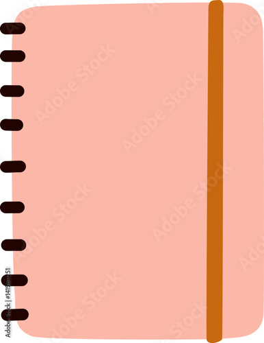 Notebooks notepads, memo pads, planners organizers for making writing notes and jotting illustration