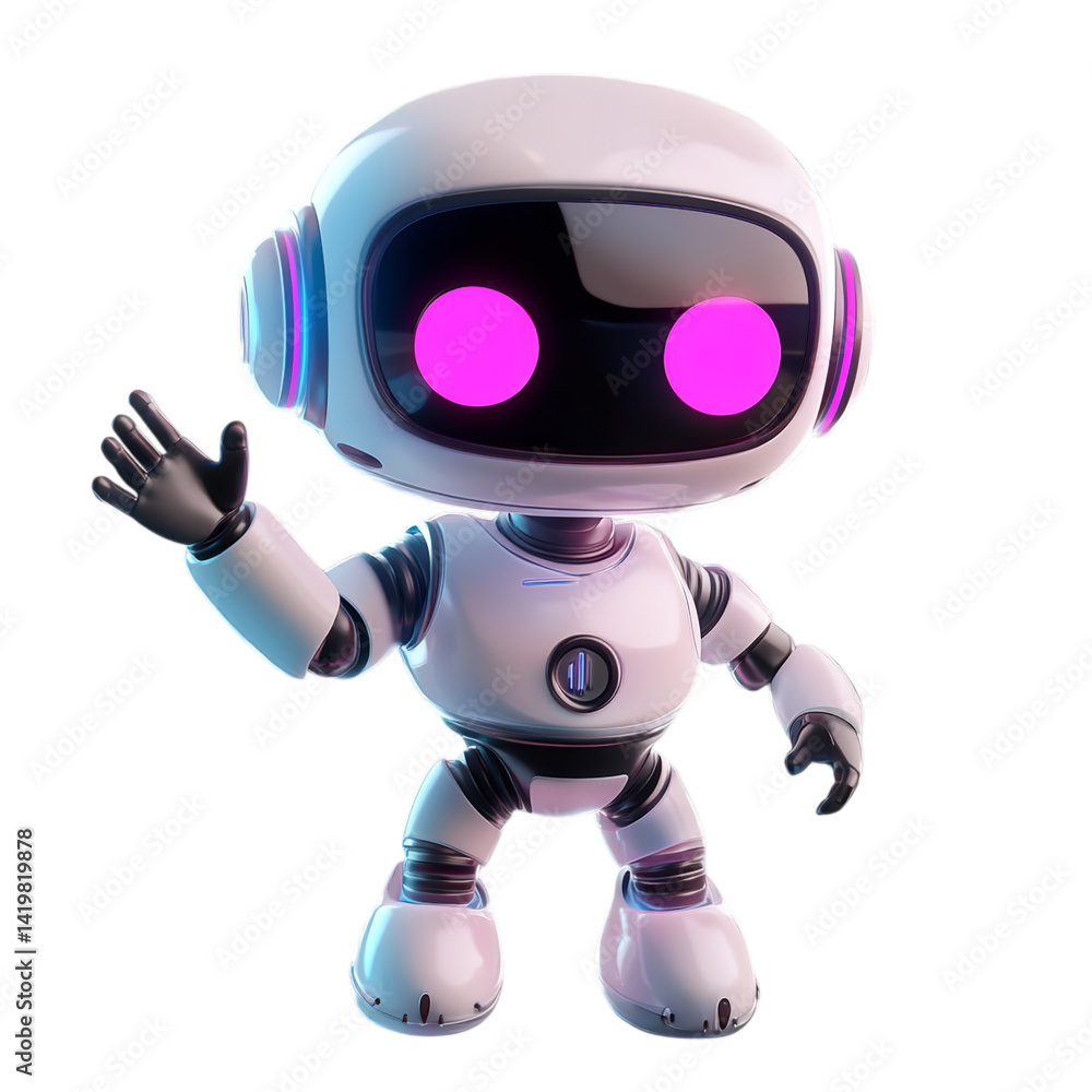 Futuristic Robot with Glowing Accents: A Vision of Advanced AI Design Futuristic Robot with Glowing Accents: A Vision of Advanced AI Design