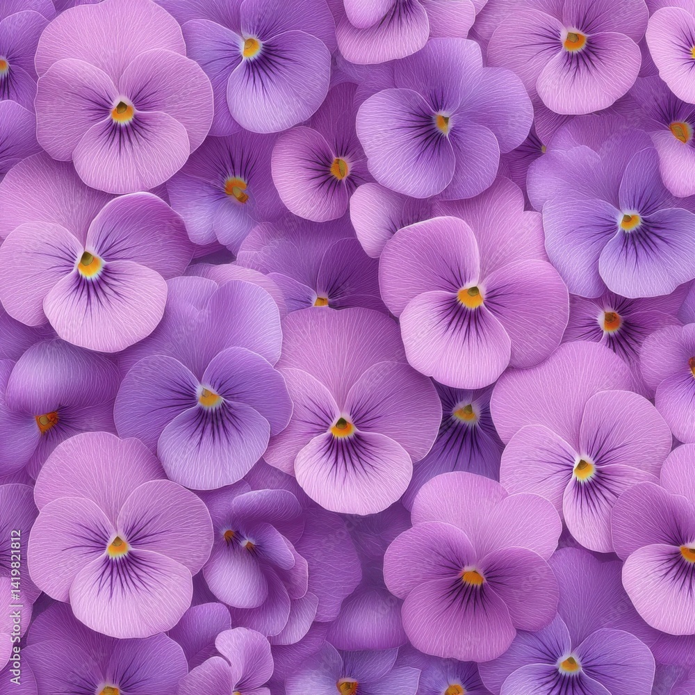 Vibrant purple flowers create a stunning, intricate pattern in a floral design. Vibrant purple flowers create a stunning, intricate pattern in a floral design.