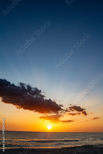 Sunsets Over Beaches, Palm Trees and Oceans