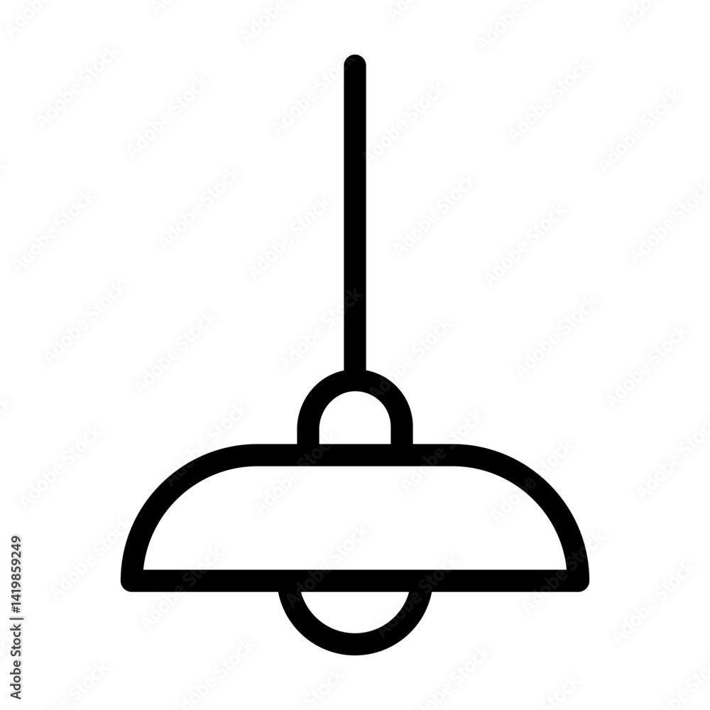 ceiling lamp line icon ceiling lamp line icon
