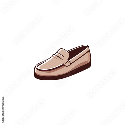 Vector loafer design template
