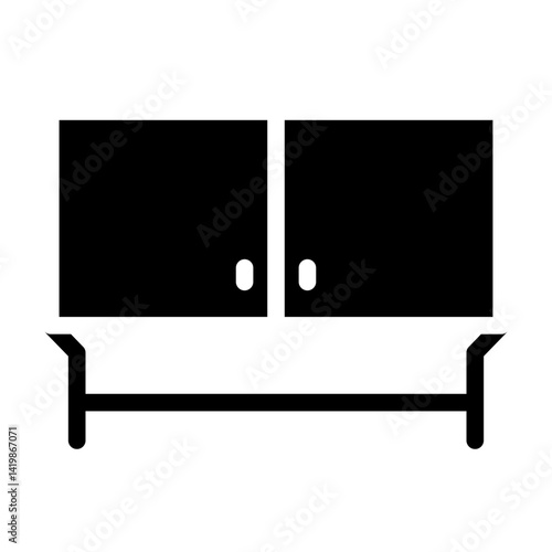 sideboard glyph icon