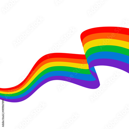 LGBT Rainbow Wave