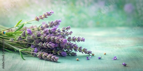 Softly blended pastel hues of lavender and mint create a serene atmosphere on a canvas, elegant color palette, peaceful atmosphere