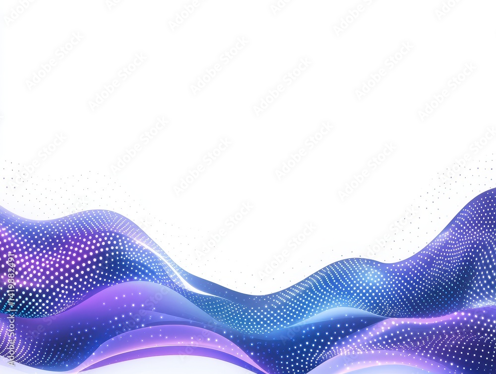 Fototapeta premium Abstract flowing waves of color