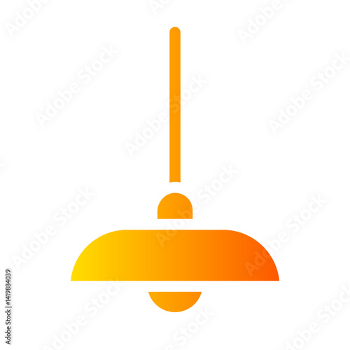 ceiling lamp gradient icon