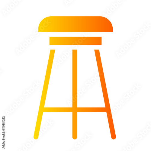 stool gradient icon