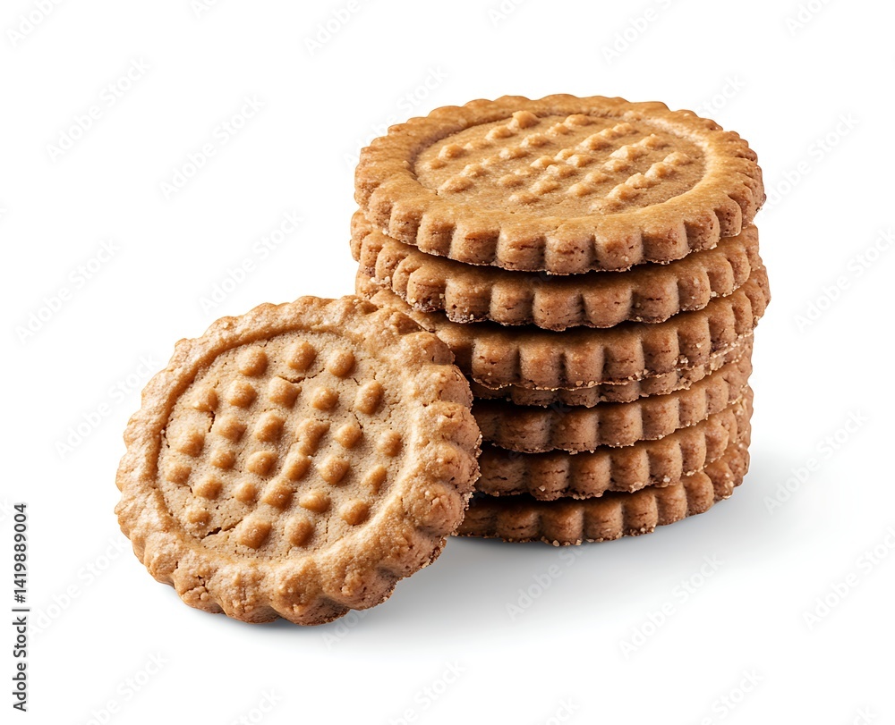 cookies isolated on a white background cookies isolated on a white background