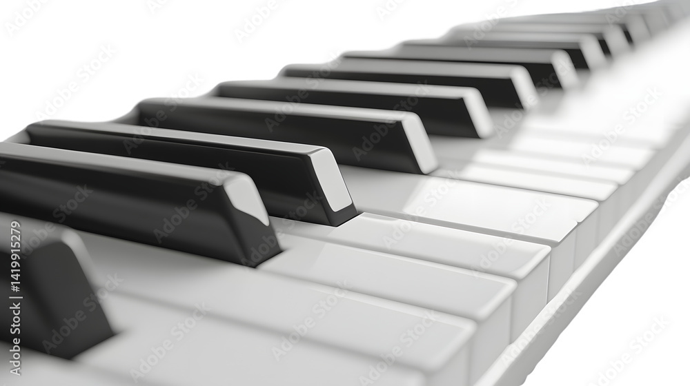 Professional White Keyboard Isolated on Background for Technology Concepts Professional White Keyboard Isolated on Background for Technology Concepts