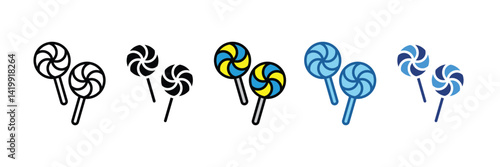 Lollipop  Icon Element For Design