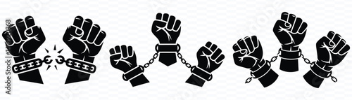 Hands in Chains Breaking Free: A Symbol of Liberation