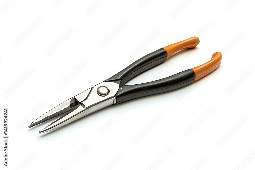 Pliers, isolated on a white background Pliers, isolated on a white background
