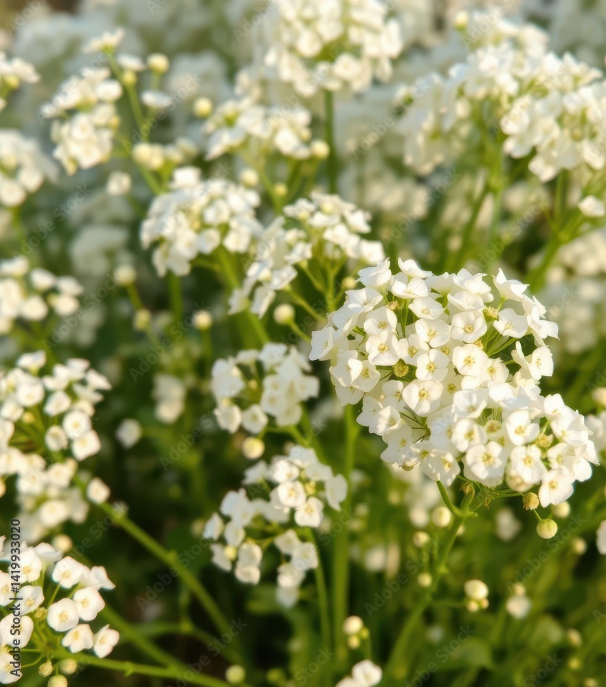 Delicate white gypsophila blossoms fill the frame, showcasing intricate tiny petals and fine stems, high-resolution, gypsophila Delicate white gypsophila blossoms fill the frame, showcasing intricate tiny petals and fine stems, high-resolution, gypsophila