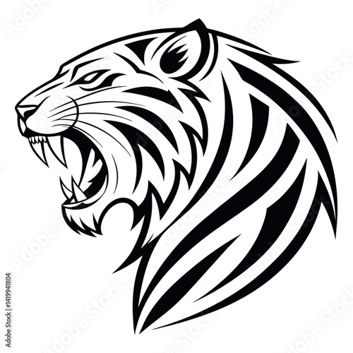head of a tiger