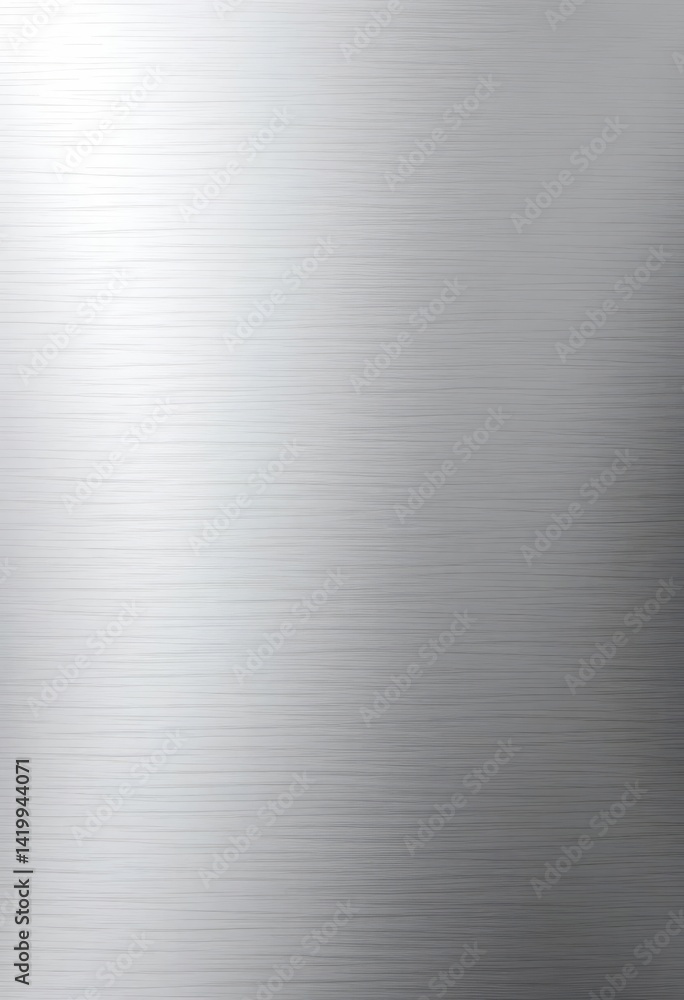 Brushed steel background with subtle, parallel lines and a cool, metallic sheen, background, surface Brushed steel background with subtle, parallel lines and a cool, metallic sheen, background, surface