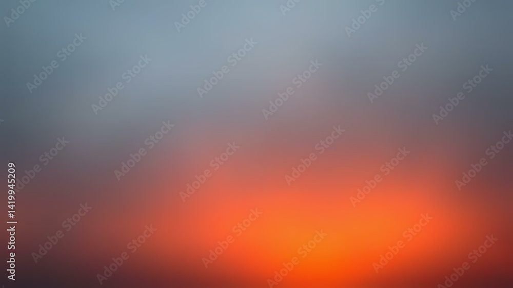 Gradient blur of sunset orange and foggy grey. Moody, modern, and gently dramatic. Gradient blur of sunset orange and foggy grey. Moody, modern, and gently dramatic.