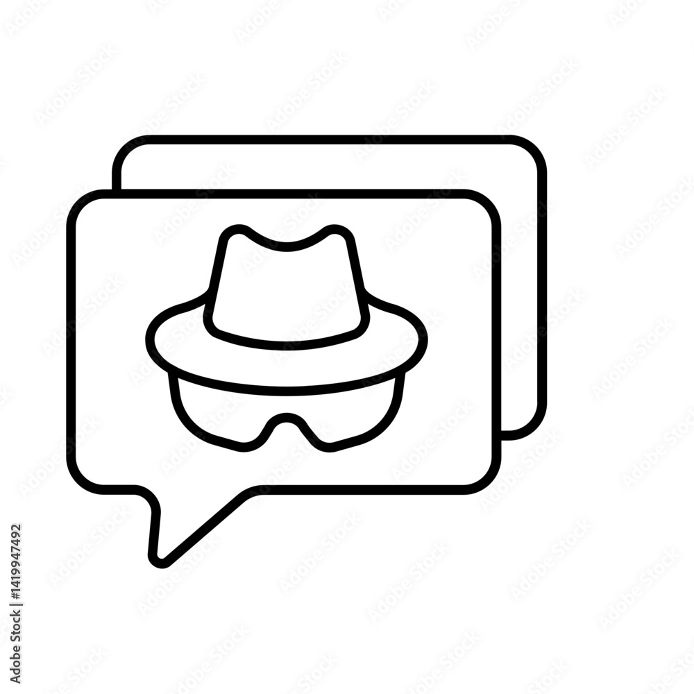 Secret Chat Icon Secret Chat Icon