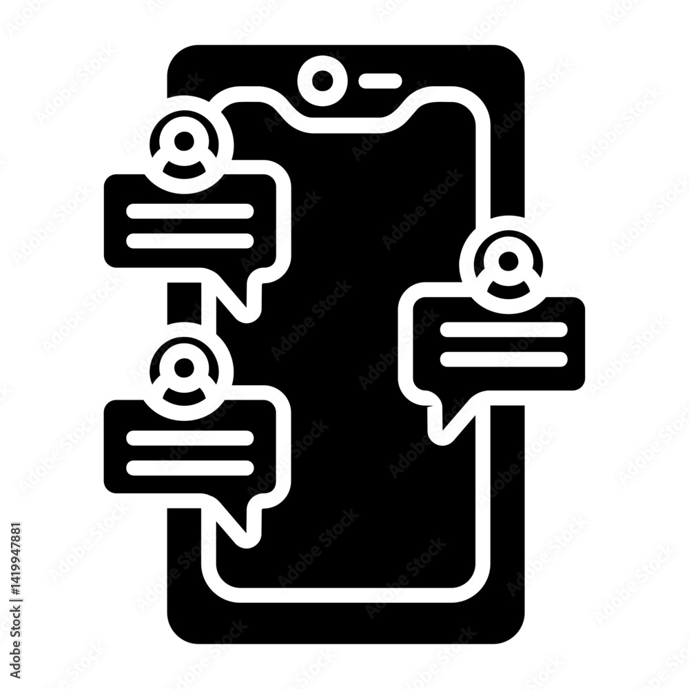 Group Chat Glyph Group Chat Glyph