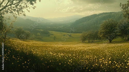 A valley where people hear whispers in the wind, though no one has ever lived there.