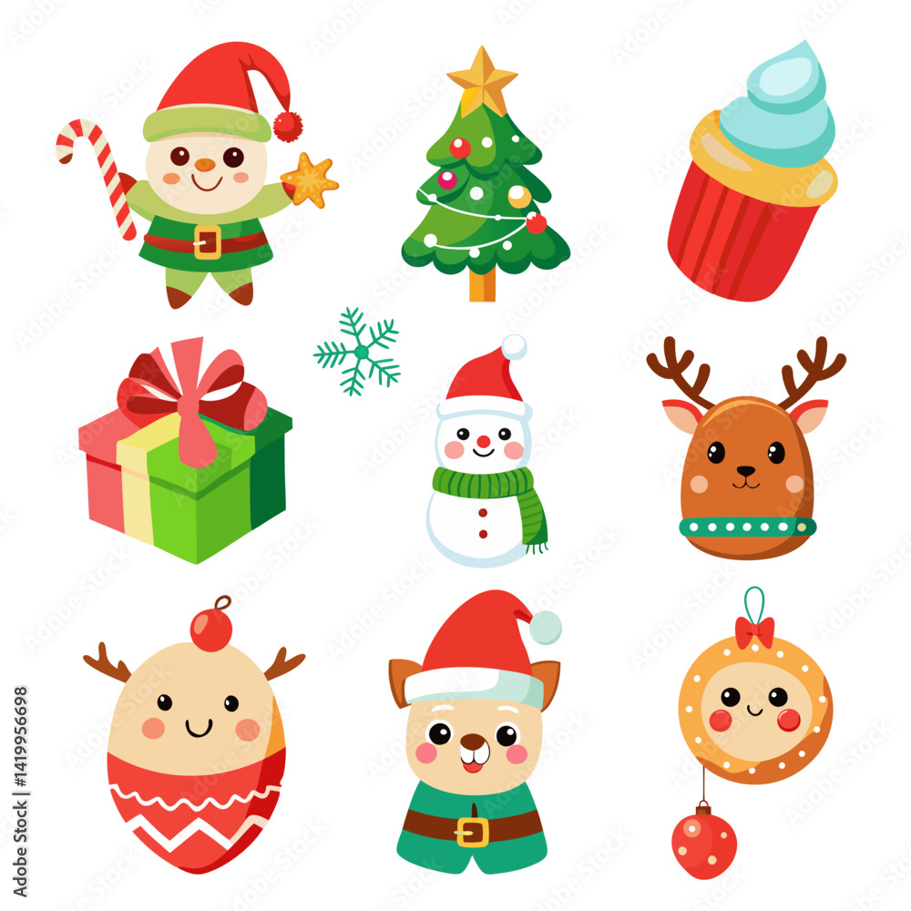svg vector set, new year theme icon svg vector set, new year theme icon