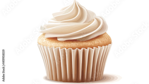 A close-up of a slice of cheesecake against a pure white background. The cheesecake has a smooth, creamy texture with a slightly yellowish hue.