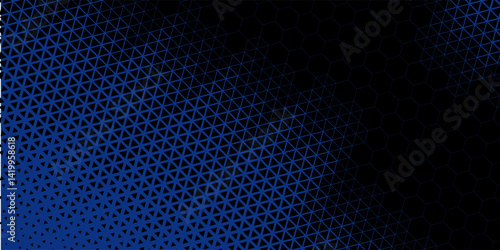 Triangles Halftone Pattern Vector Abstract Geometric Technology Background. Triangular Half Tone Texture. Minimal Style Dynamic Tech Wallpaper