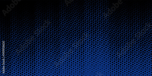 Triangles Halftone Pattern Vector Abstract Geometric Technology Background. Triangular Half Tone Texture. Minimal Style Dynamic Tech Wallpaper