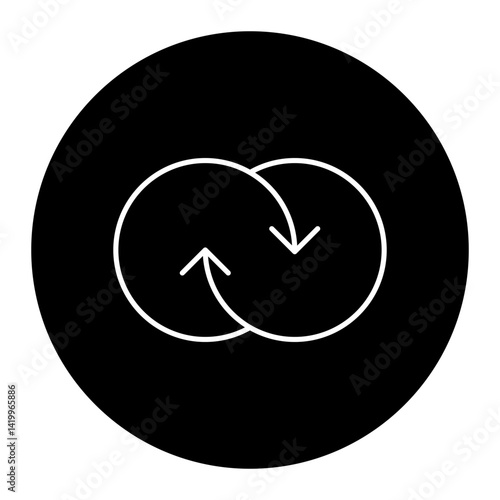 Therapeutic Synergies Icon. Complementary Treatment and Multimodal Therapy Concept