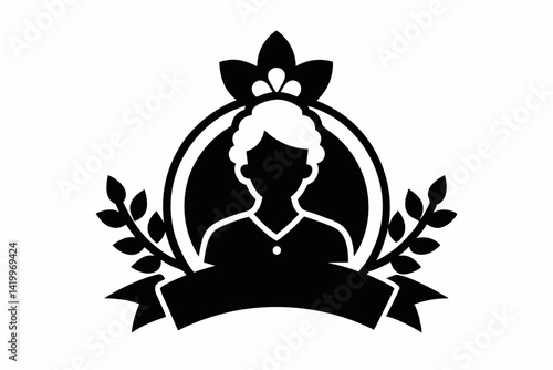labour day,  day labour, happy labour day wish,  isolated Assets, isolated, clip art, Silhouette of person in laurel wreath