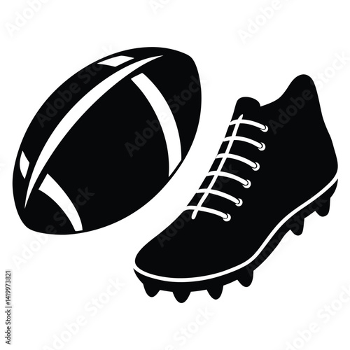 Rugby Player Dodging Defenders with Ball