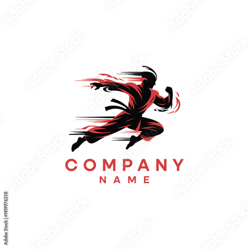 martial arts logo design