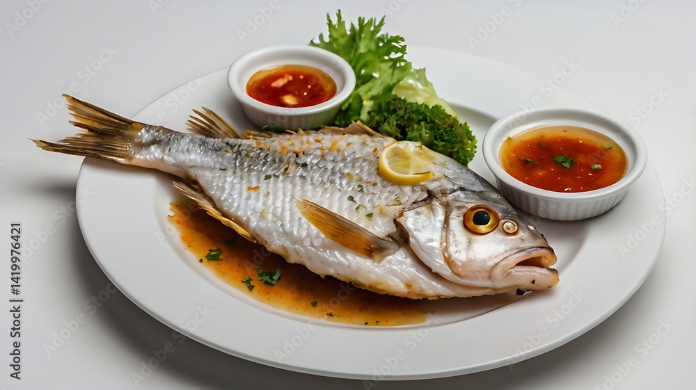Deliciously Crispy Pan-Seared Fish with Lemon Deliciously Crispy Pan-Seared Fish with Lemon