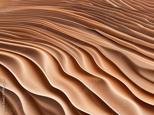 Repetitive Wave Patterns in Neutral Shades