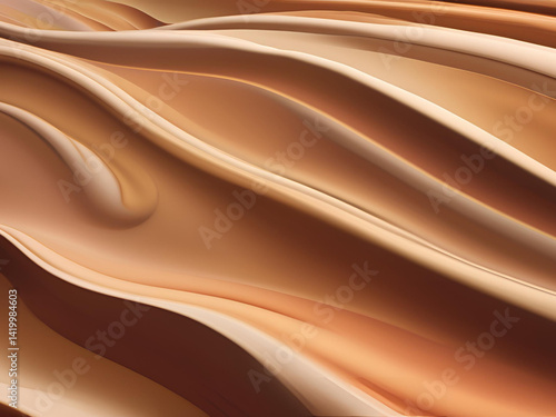 Repetitive Wave Patterns in Neutral Shades